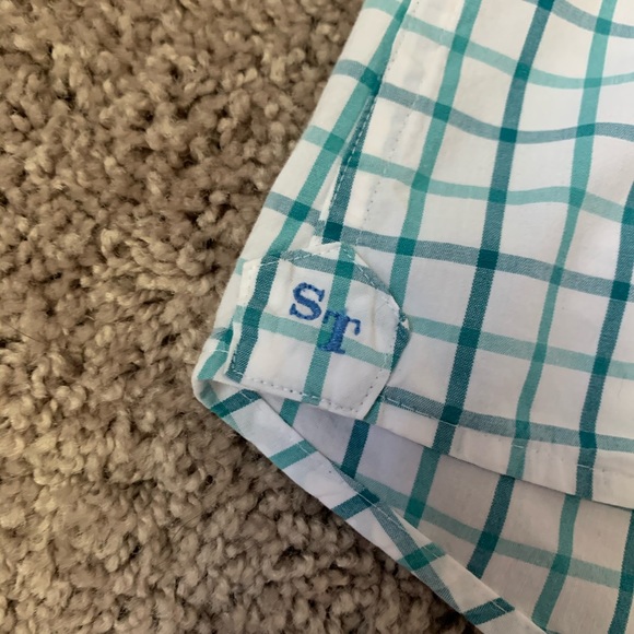 Southern Tide Green Plaid Button Down - Picture 7 of 7
